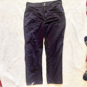 Pilcro Charcoal Utility Cargo Buttoned Pants Size 31